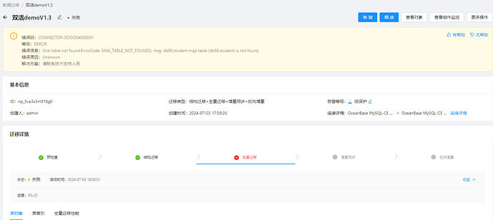 web 端错误信息